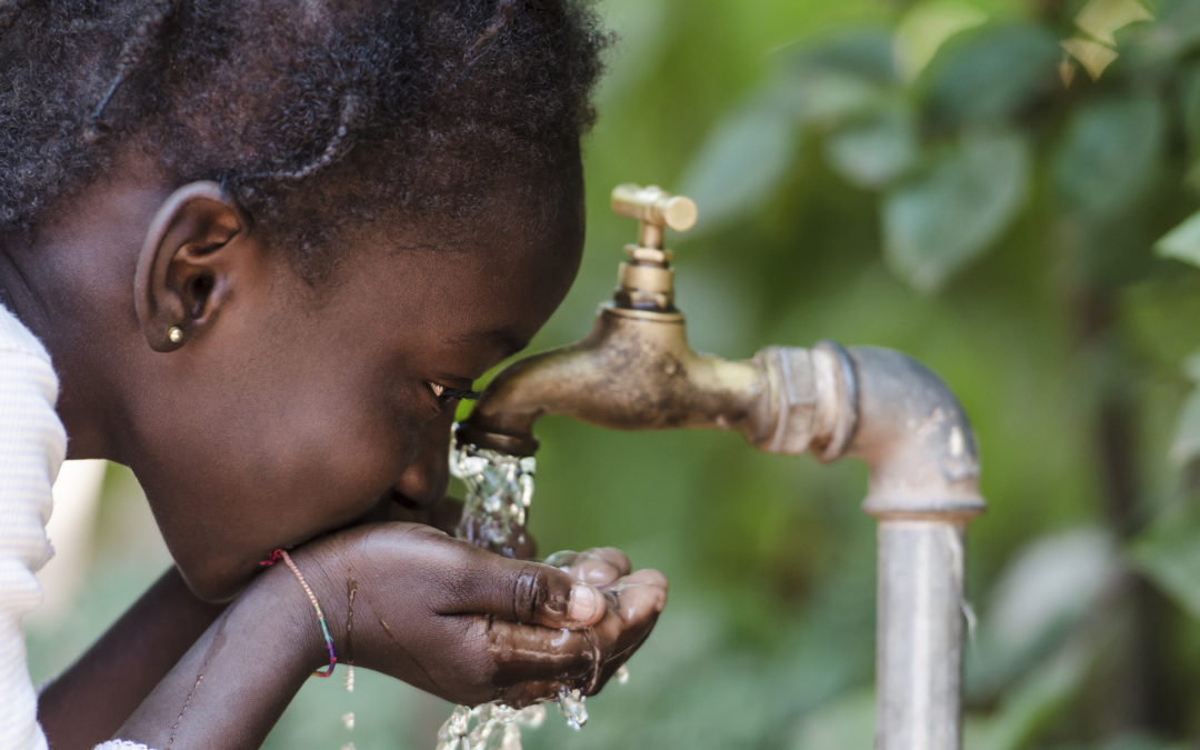 Girl drinking Water